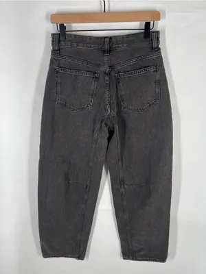 Madewell The Darted‎ Barrel-Leg Jean Olenda Wash Size 24 thumbnail 7