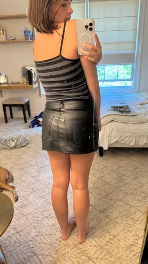 Hollister Leather Skirt thumbnail 5