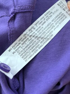 Zara Long Sleeve Button Front Purple Mini Cotton Shirt Dress Size XS thumbnail 4