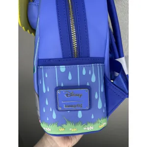 Loungefly Mini Backpack Bag Womens Blue Winnie The Pooh Umbrella Rain Disney thumbnail 4