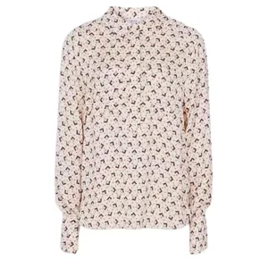 Reiss NWOT Pia Printed Geometric half button up - 2 ($228) thumbnail 6