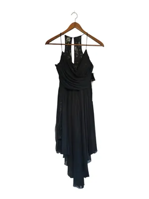 City Triangle NWT Black 90s 2000s Sequin Evening Strappy Y2K Vintage Dress thumbnail 2