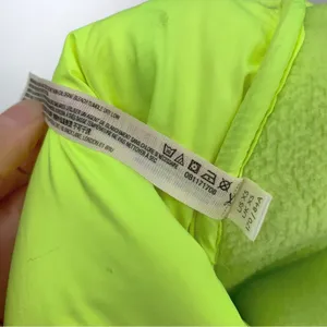 FP MOVEMENT Hit The Slopes Fleece Pullover Jacket Neon Yellow Highlighter XS thumbnail 7