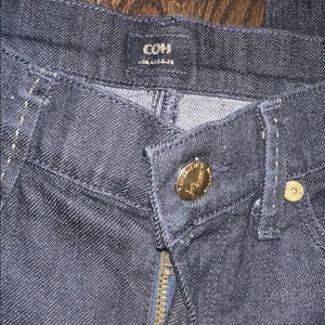 COH Women's Dark Jeans low waist bootcut belly stretch size 25 thumbnail 3