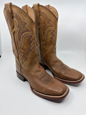 Shyanne Women'S Jeannie Western Boots - Broad Square Toe Sz 7 thumbnail 1