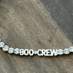 Sugar Fix by BaubleBar gold tone Boo Crew tennis bracelet thumbnail 4