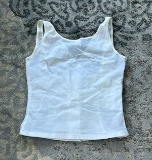 Vintage Mesh Corset Top White XL thumbnail 2