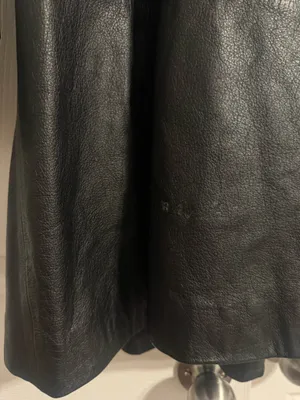 100% Leather Vintage Jacket Black Size L thumbnail 7
