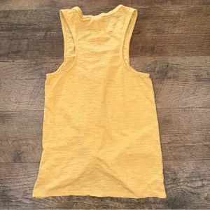 Altar’d State Women's Knot Front Yellow Sleeveless Top thumbnail 10
