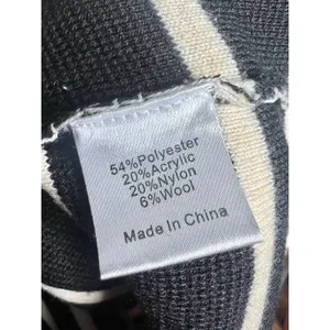 Tuckernuck Lauren Cardigan Size Small Black White Striped V Neck Sweater‎ thumbnail 6