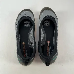 Merrill Synthetic Round Toe Flat in Grey‎ Size 6.5 thumbnail 10