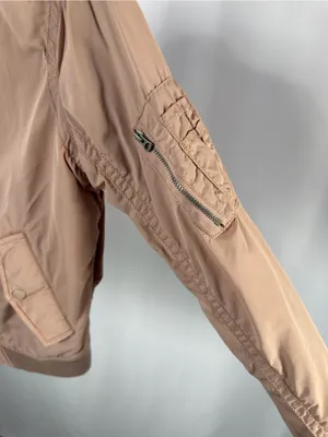 GAP Full Zip Bomber Jacket in Dusty Rose Size XS‎ thumbnail 2