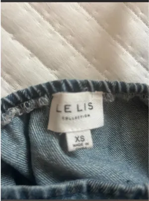 Le Lis Cheetah Denim Dress thumbnail 3