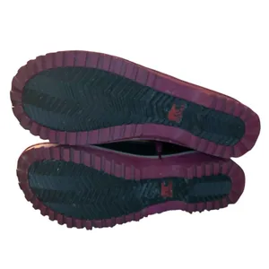 Sorel Tivoli II Boots Women Black Pink Plaid Waterproof‎ Apres Ski Fleece M thumbnail 7