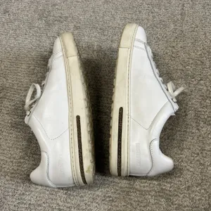 Birkenstock Bend Low Shoes Womens 9.5 White Leather Sneakers 40 Casual Lace Up thumbnail 6