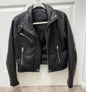 BLANKNYC Faux Leather Jacket Moto Black thumbnail 1
