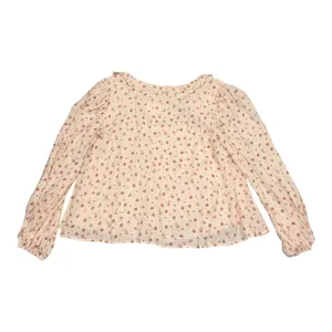 NEW With Tag Altar’d State Long Sleeve Floral Ruffle Top Blouse XS thumbnail 4