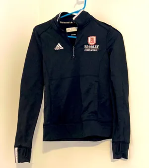 Adidas climatelite Bradley University quarter zip pullover sz xs thumbnail 1