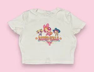 NWOT Princess Polly powderpuff girls “rodeo girls” crop top thumbnail 1
