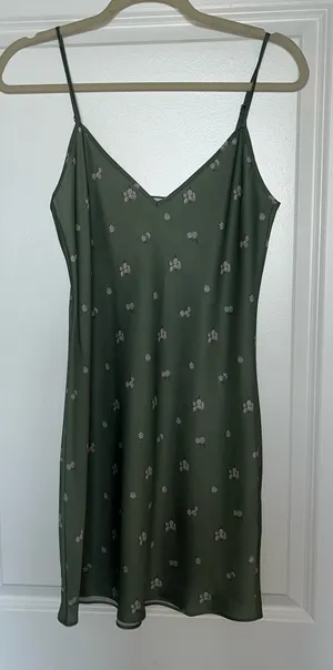 Aritzia green silk dress - new without tags thumbnail 1