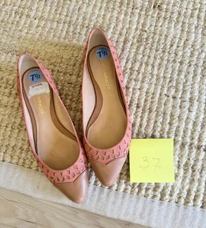 Rebecca Minkoff Irene Coral Suede Laser Cut-Out Ballet Flats Size 7.5 thumbnail 10