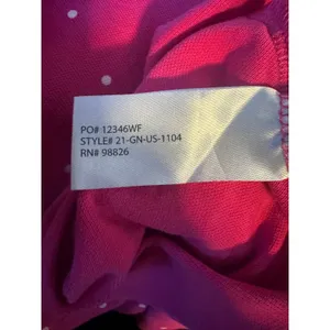 U.S. Polo Assn. Pink Polka Dot Polo Dress Short Sleeve Cotton Stretch Casual thumbnail 5