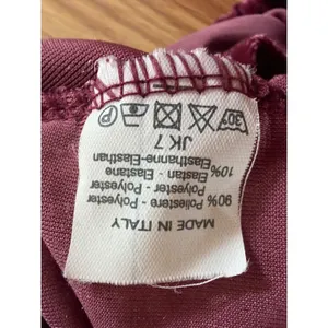 Brandy Melville Lisette Burgundy Velvet Dolphin Shorts OS XS S thumbnail 4