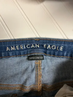 American Eagle Outfitters Distressed Super Stretch Jeggings Size 14 thumbnail 7