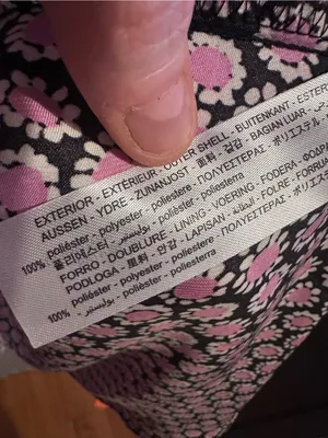 Zara | Pink and Black Daisy Print Satin Maxi Slip Dress, Small thumbnail 8