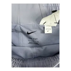 Nike Dri-FIT Women’s Running Shorts Size Large Gray Blue Athletic Workout NWT thumbnail 3