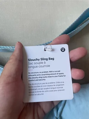 Lululemon Slouchy Sling Bag 6L - Foam Cloud thumbnail 6