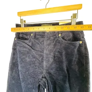 Banana Republic‎ High Rise Flare Corduroy Jeans Navy 25P Petite Retro 70s Fall thumbnail 5