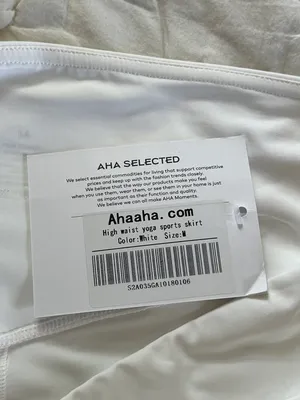 Aha Select Tennis Skirt White Size M thumbnail 8