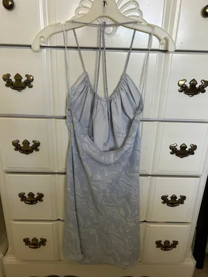 Abercrombie Halter Ruched Mini Dress thumbnail 2