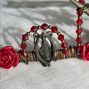 Gothic•Handmade Tiara•Thorns and Roses •Day Of The Dead thumbnail 5