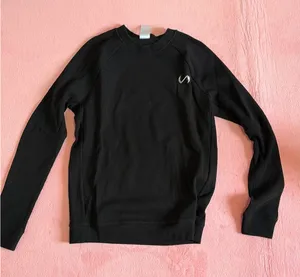 TLF waffle knit crewneck Black thumbnail 1