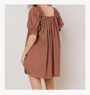Amazon Gingham mini dress thumbnail 2
