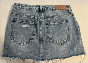 PacSun Denim Skirt Distressed thumbnail 3