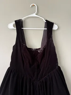BHLDN Velvet Corset Mini Dress thumbnail 4