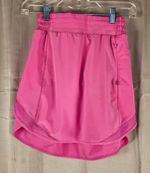 Lululemon‎ Womens Sonic Pink Hotty Hot High Rise Skirt 2 thumbnail 1