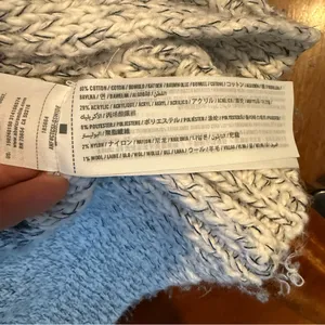 Abercrombie & Fitch Navy and Gray Cardigan thumbnail 5