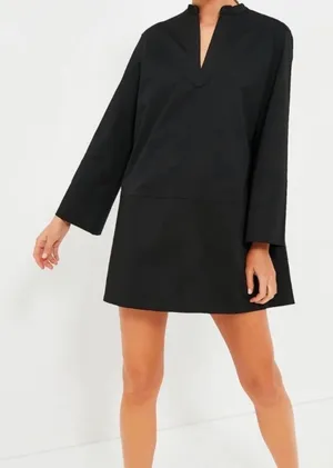 Tuckernuck Pomander Place Roxanne Long Sleeve Black Mini Dress size XL thumbnail 1