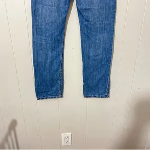Levis 501 Womens Jeans Button Fly Blue Jeans Size 27x32 thumbnail 4