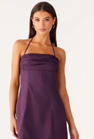 Peppermayo Sonique Mini Dress - Plum thumbnail 1