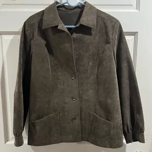 Vintage Suede Abe Schrader Jacket Size Large Brown thumbnail 1
