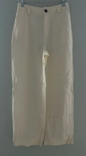 a new day Cream Wide-Leg Women's Trousers 4 thumbnail 1