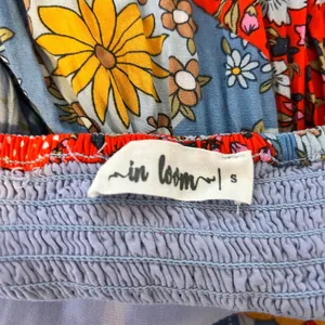 In Loom Multicolor‎ Patchwork Floral Maxi Dress Small thumbnail 6