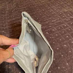 NWOT Glitter Bath and Body Works toiletry makeup travel bag Clutch thumbnail 5