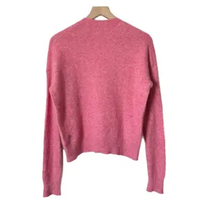 Lululemon Alpaca Wool Blend Cardigan Sweater Heathered Chroma Pink Size Small thumbnail 3