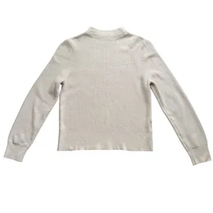 Lululemon Cotton-Blend Mock-Neck Sweater Heathered Bone Small Women’s W3HBGS thumbnail 6